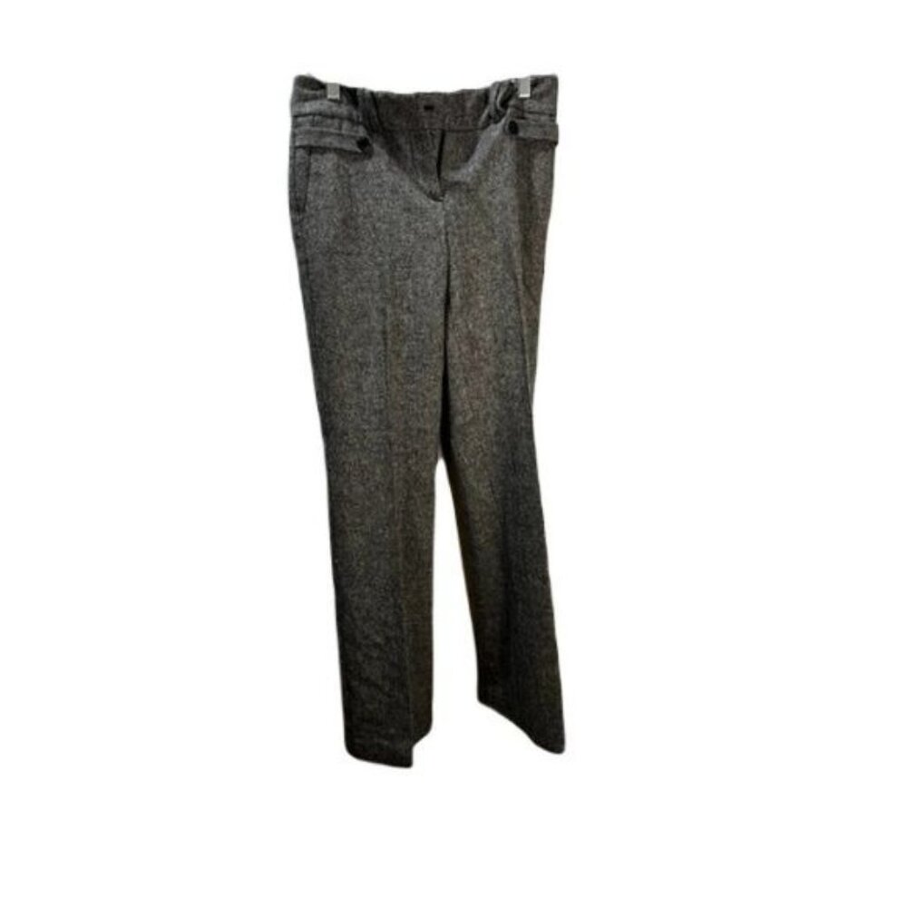 Ann Taylor Loft Gray Trouser Dress Pants Just Below Waist‎ Sz 0